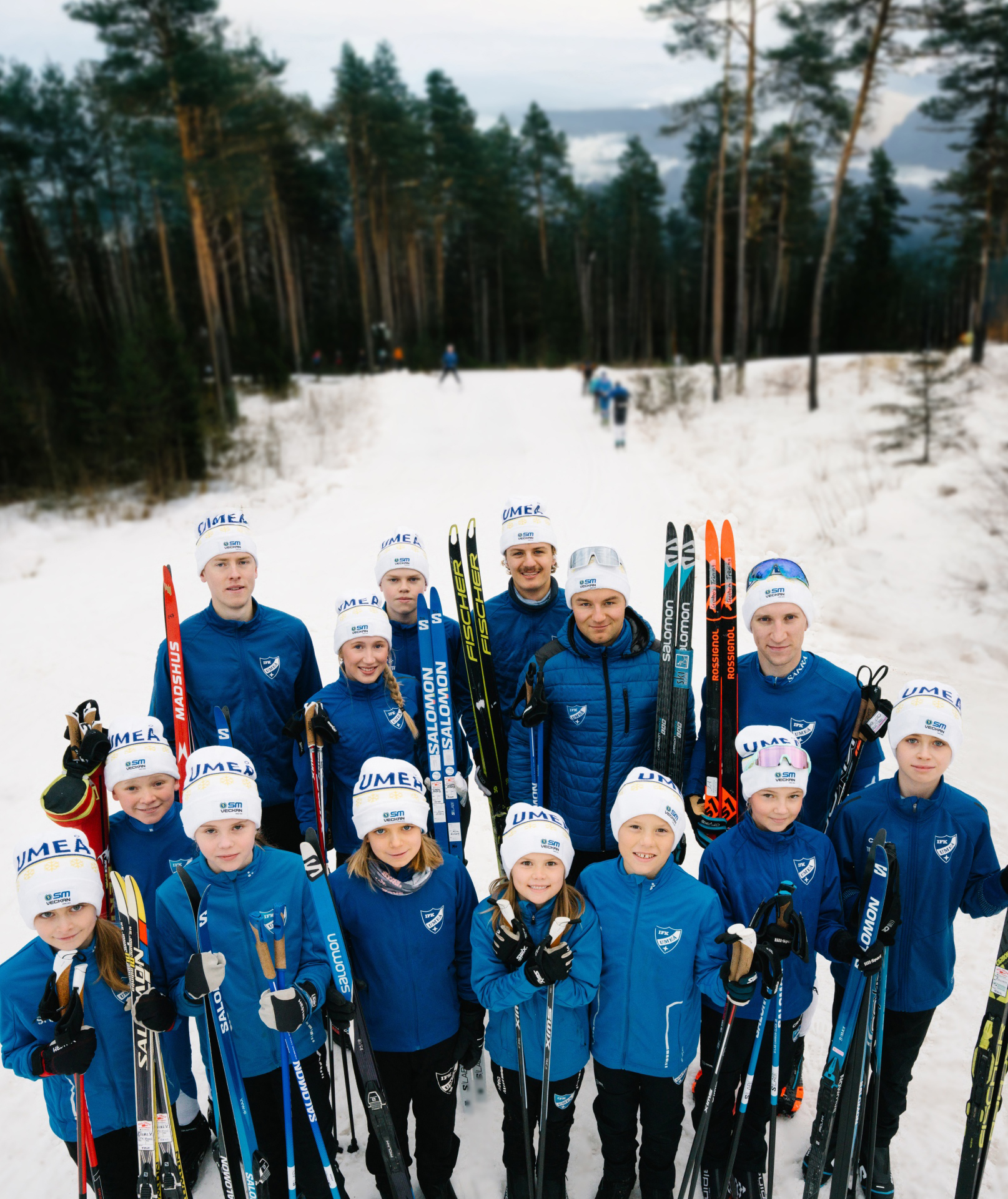 IFK umeå gruppbild med sm-mössa