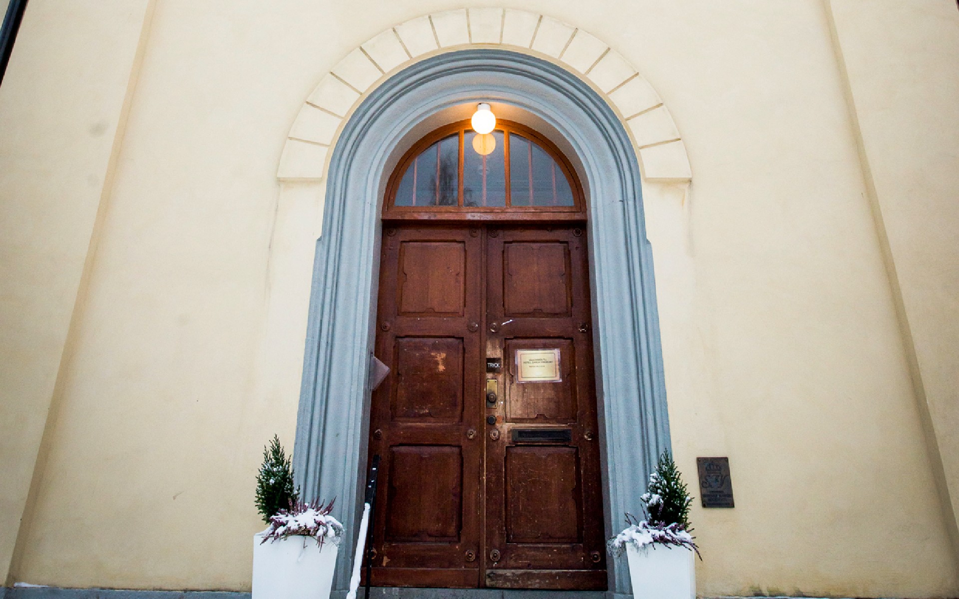 Entren vid hotell 1861