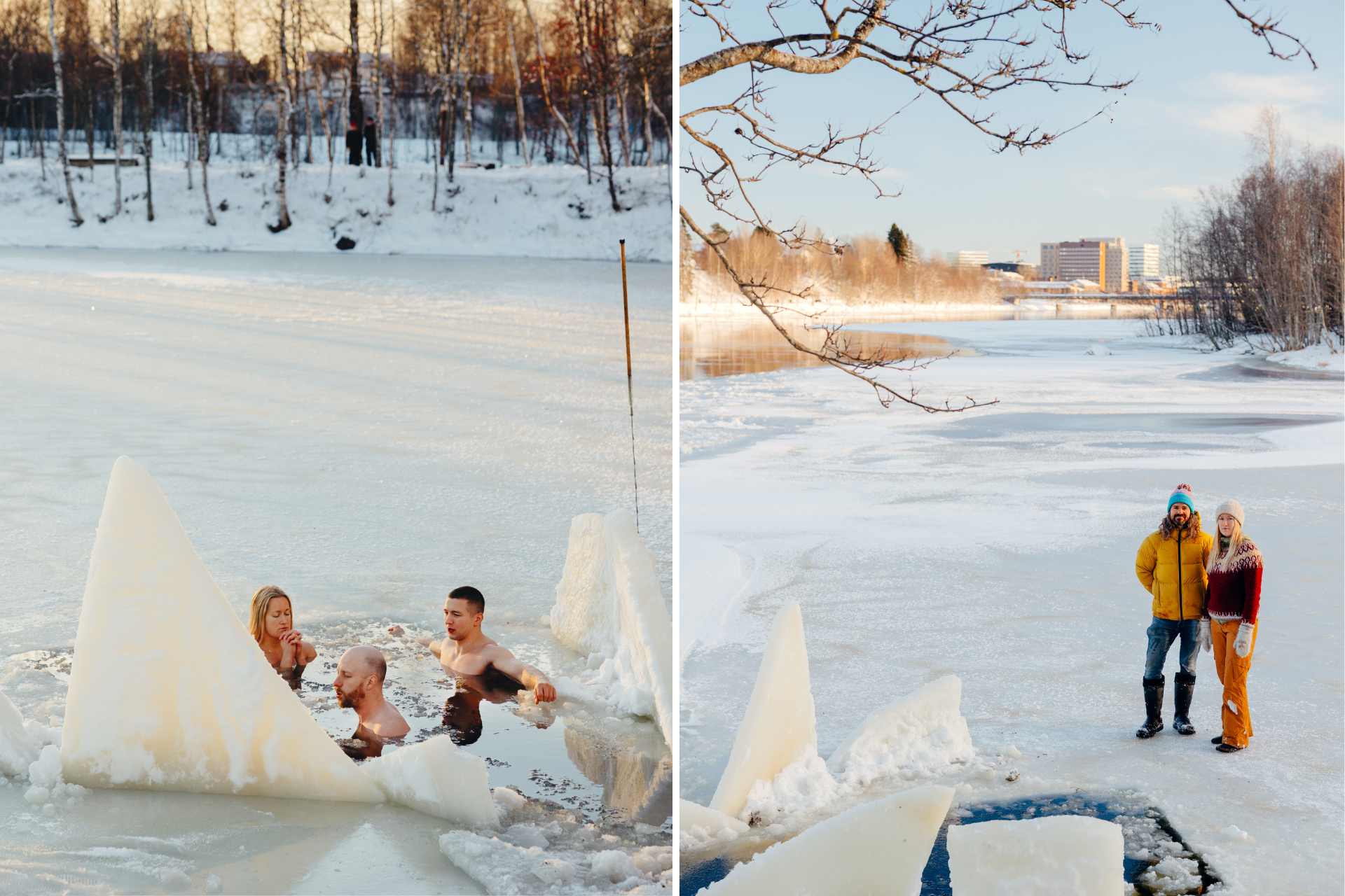 Dan och Elvira Umeå kallbad