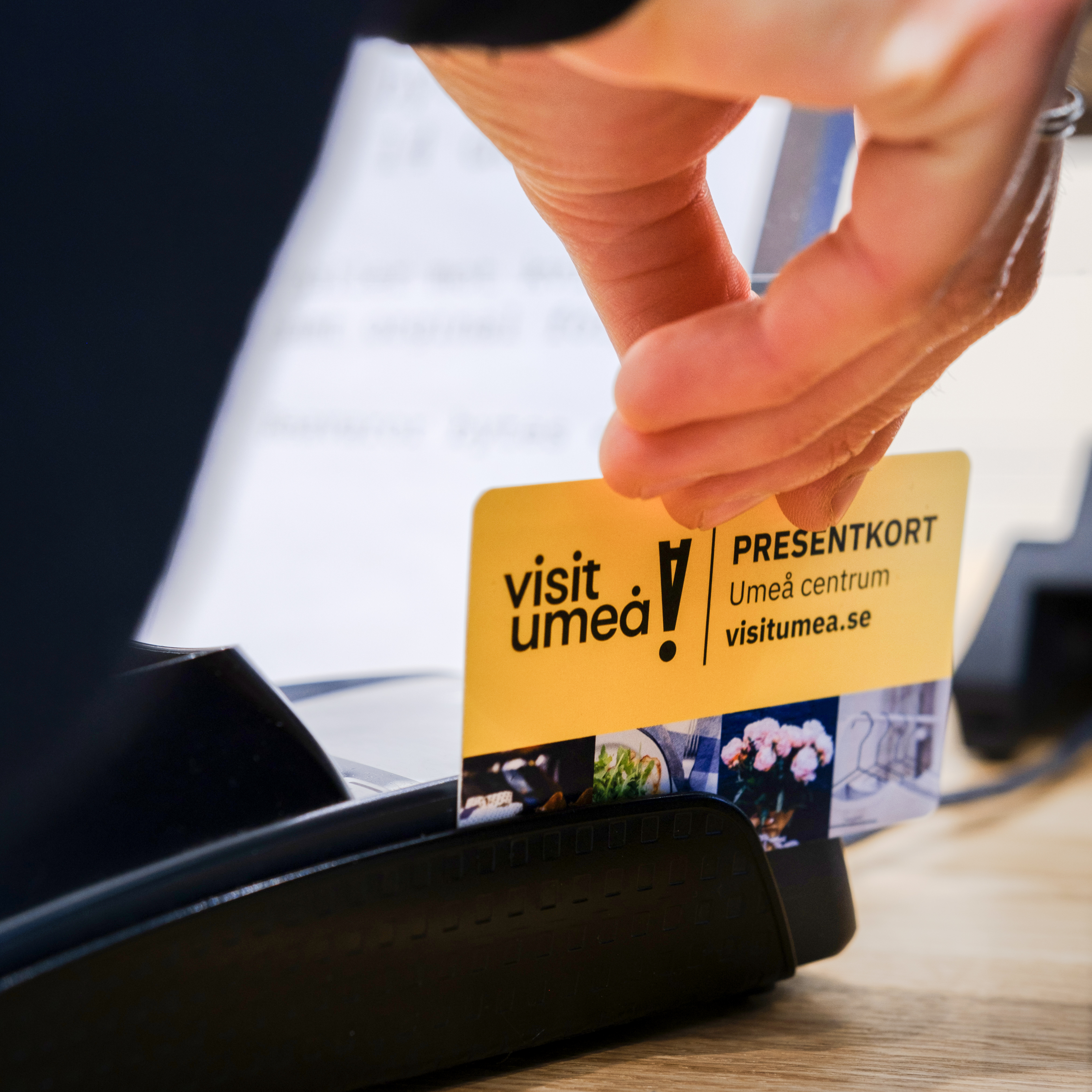 betala med presentkort