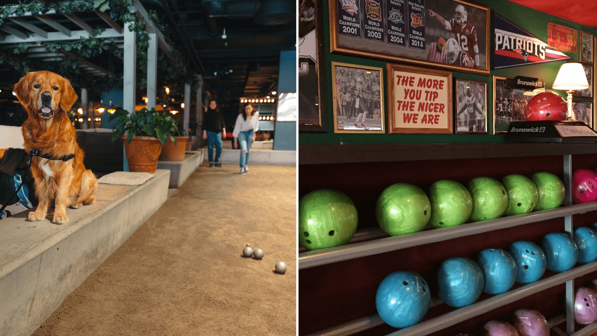 Boule på Orangerier och bowling på O'learys