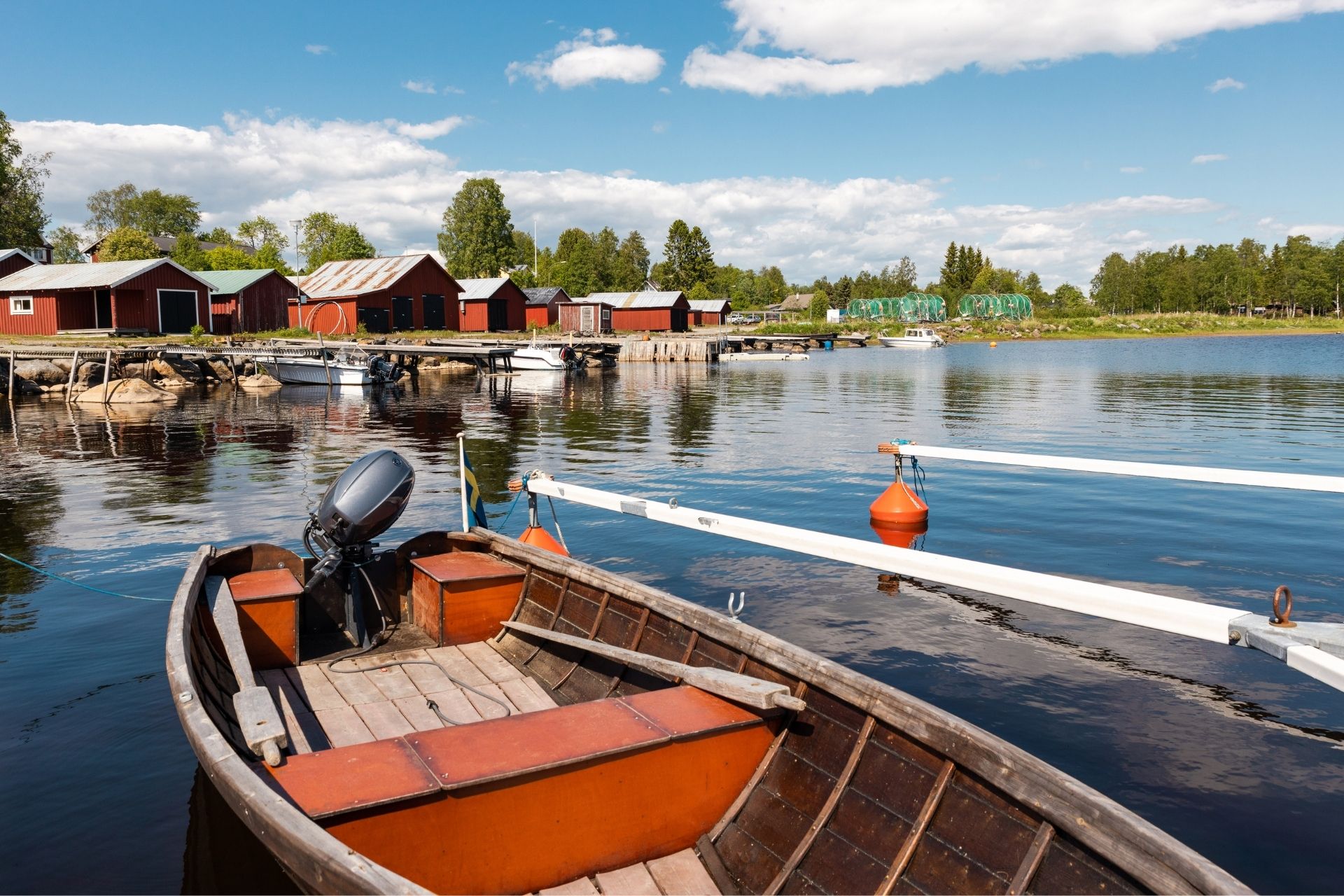 Fiskebåtar. Obbola. Visit Umeå