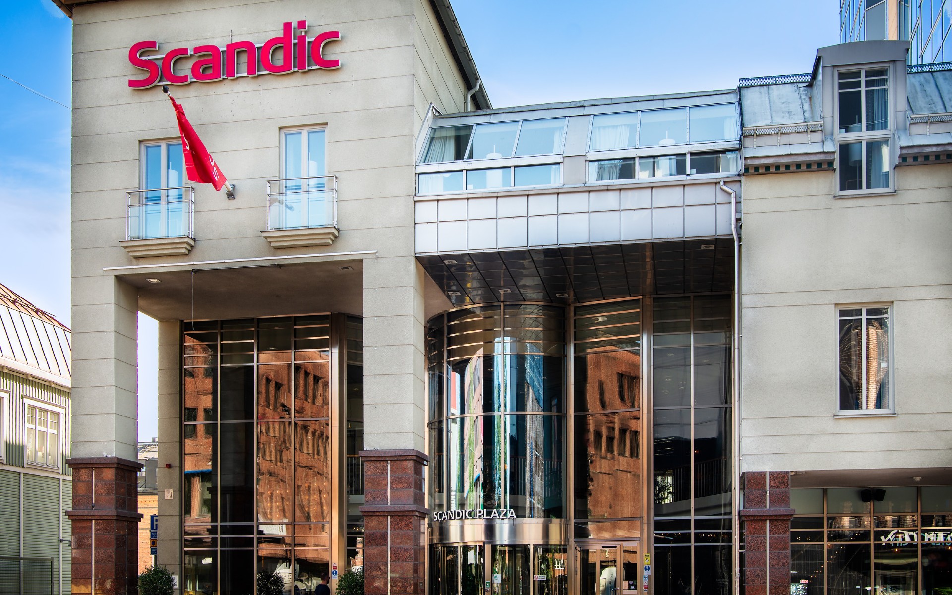 Scandic plaza fasad