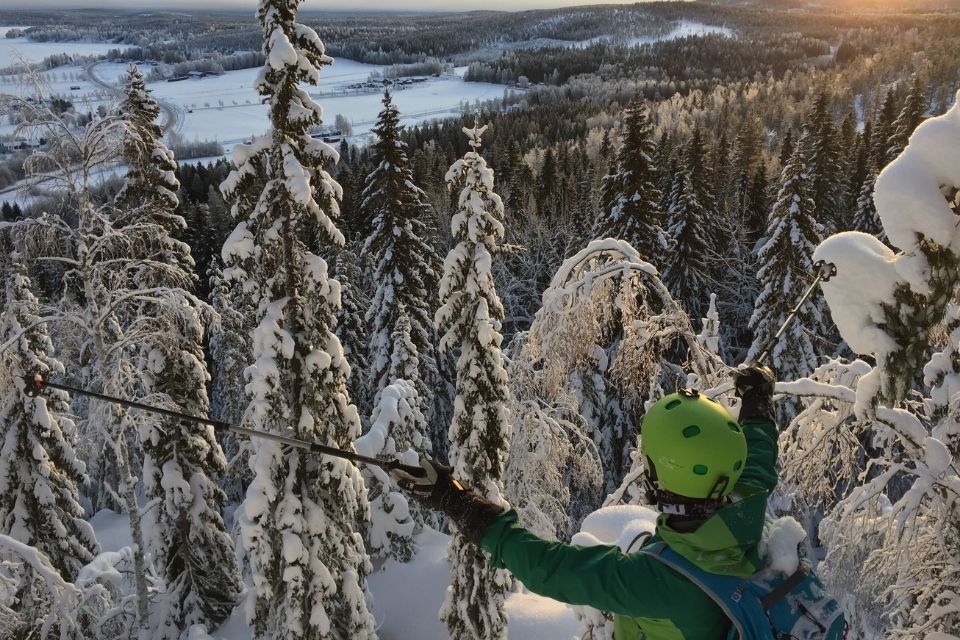 Tavelsjö vinter. Foto Anders Enetjärn