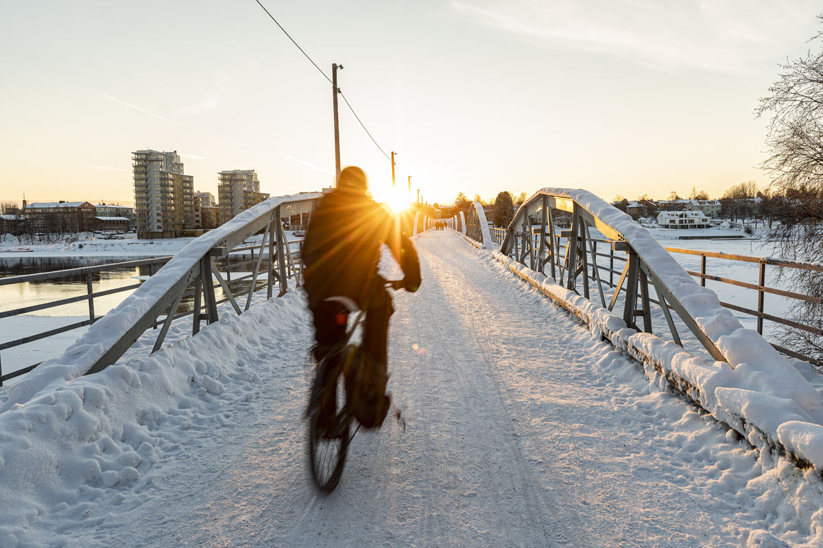 Cykelbron. Foto Fredrik Larsson