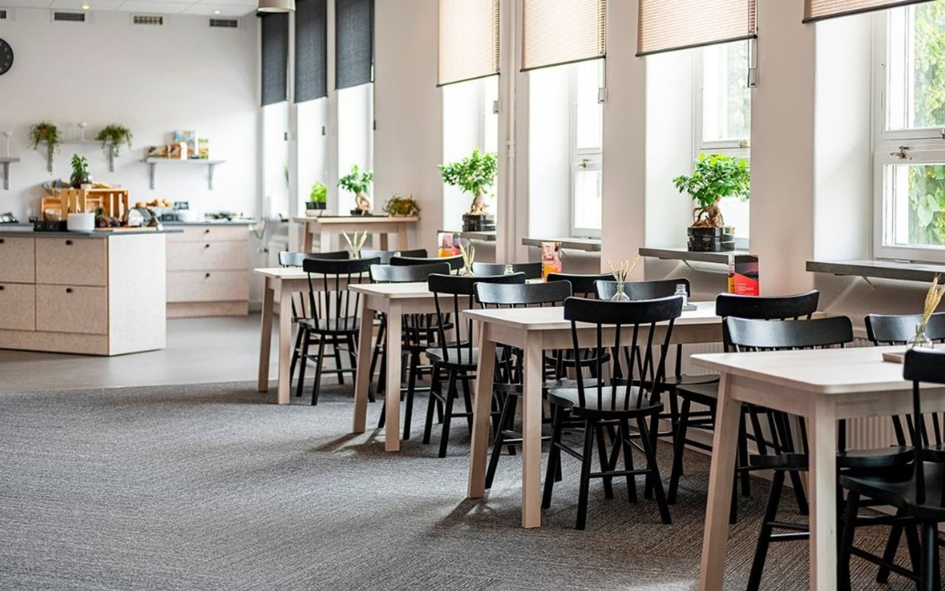 Matsalen på YMCA hotell
