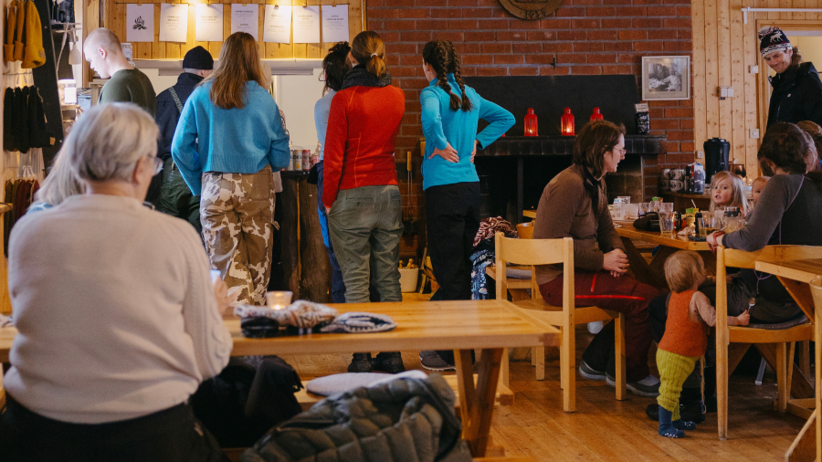 Påsklov på Hamptjärnsstugan