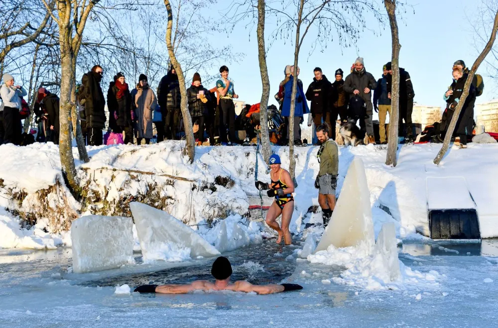 New Year’s Day Dip at Bölesholmarna 