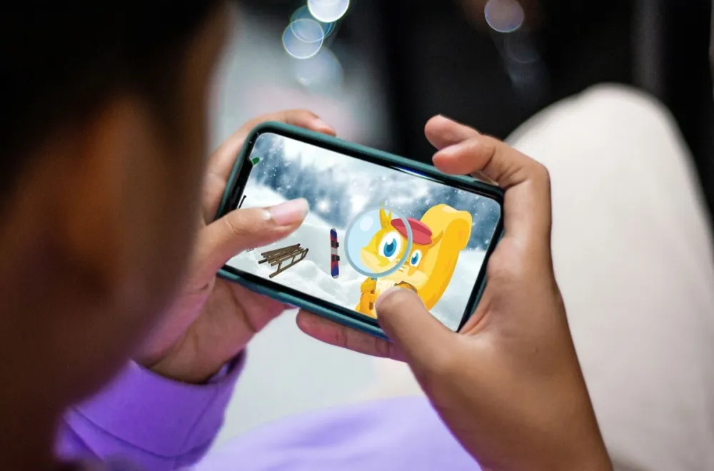 Digital Winter Break Treasure Hunt with Tihi