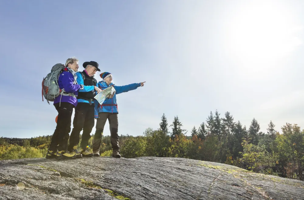 Hiking in the Klubbens Nature Reserve