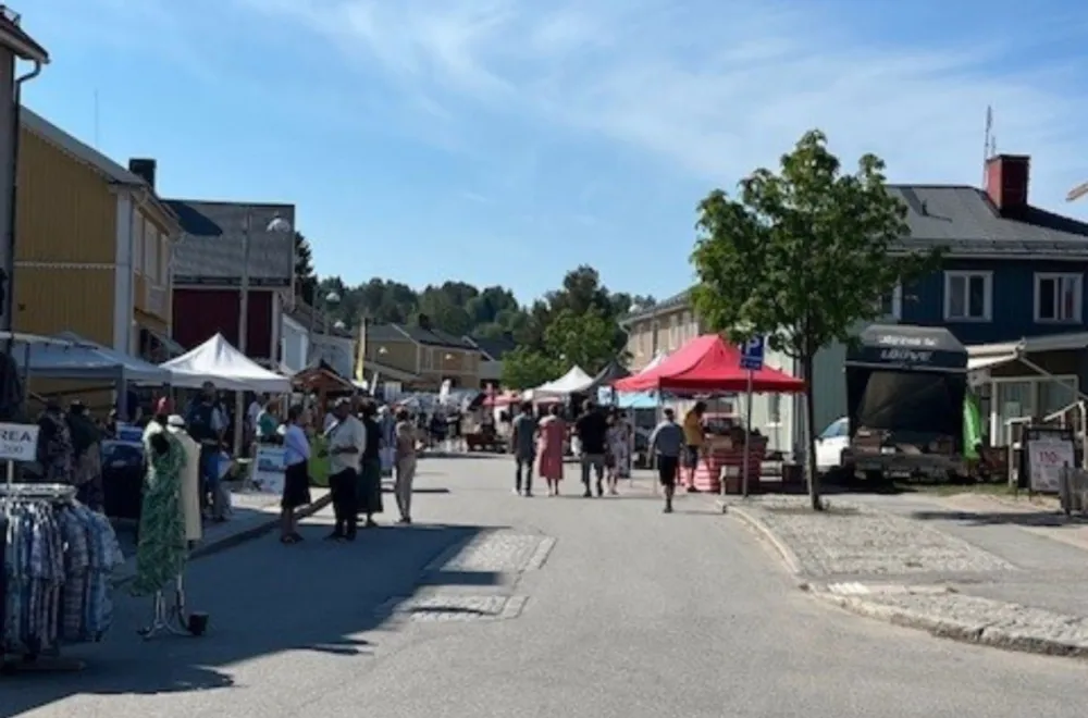 Spring market in Vindeln