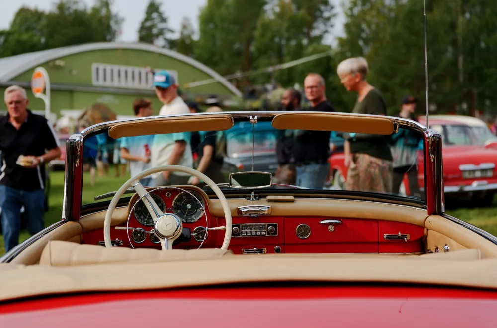 Family day at the motor museum