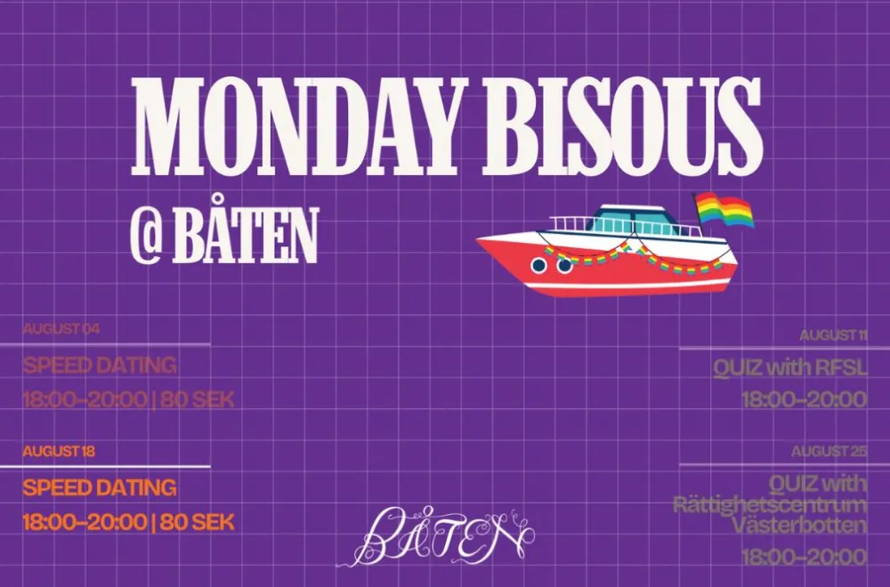 Quiz about sex -  Monday Bisous @ Båten