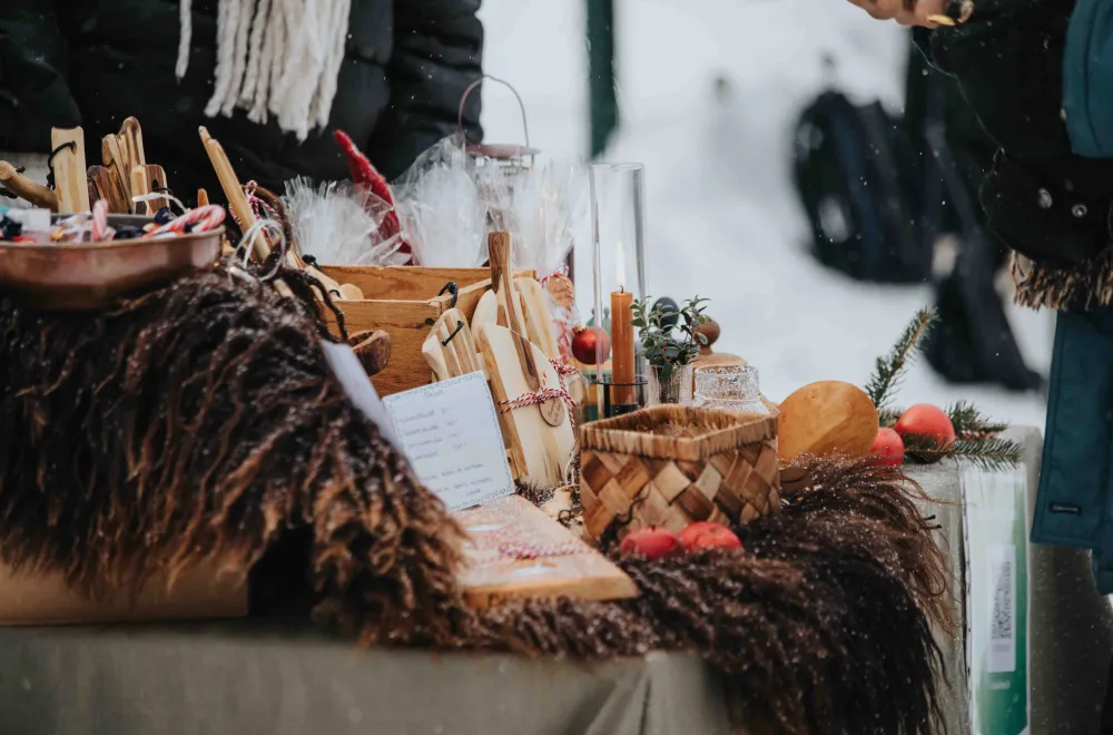 Christmas market at Slöjdarnas Hus