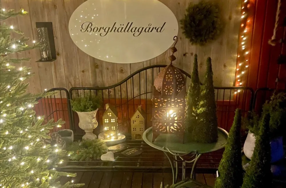 Christmas market at Borghällagård