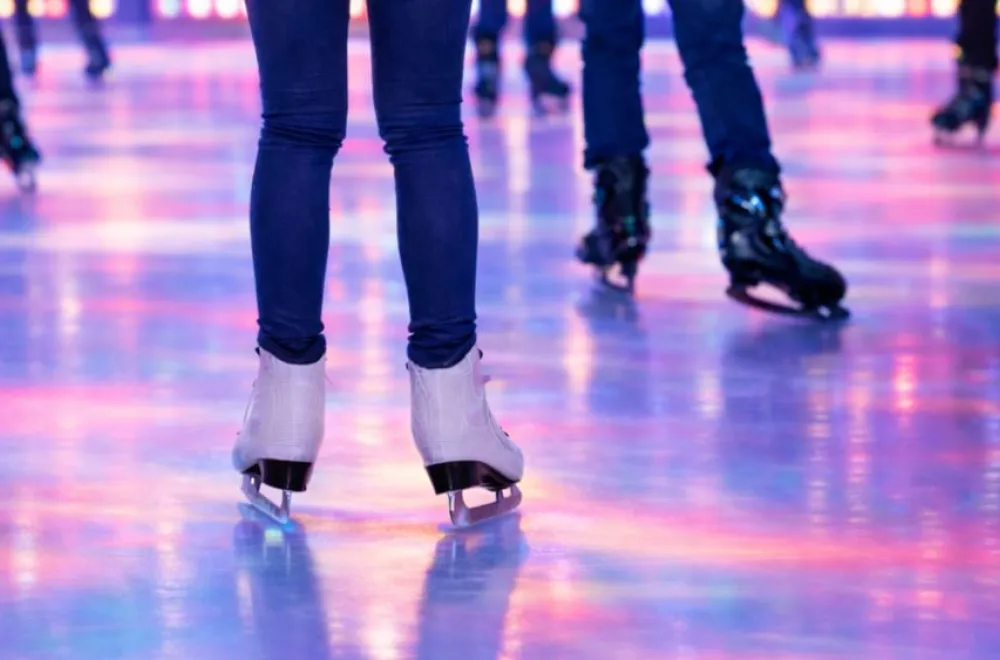 Ice skating at Rådhustorget