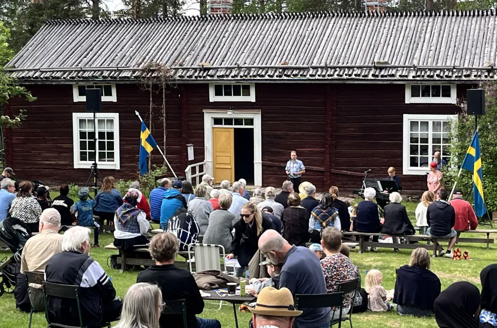 National Day celebration at the Hembygdsgården in Vindeln