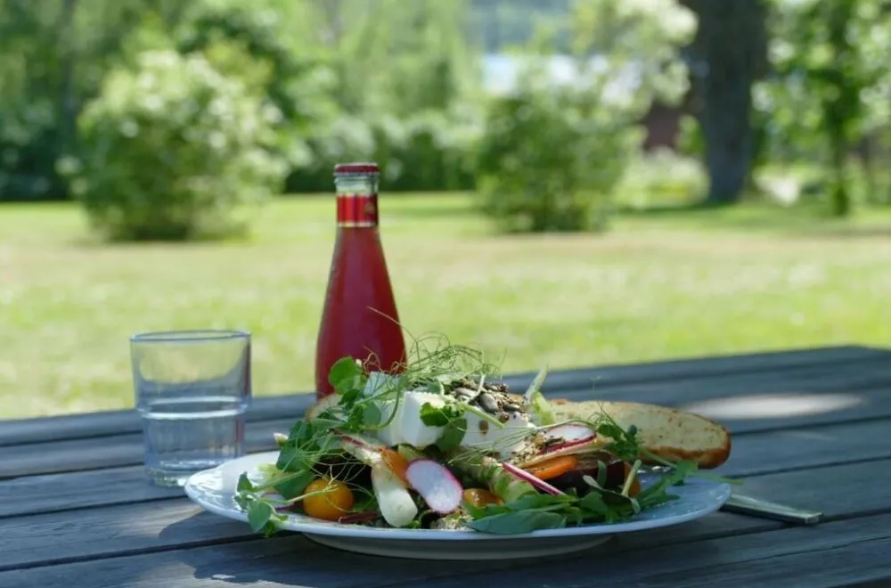 Summer café in Strömbäck