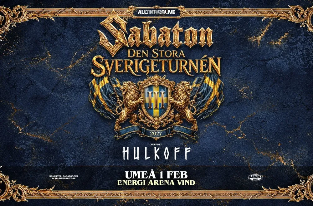 Sabaton to Umeå
