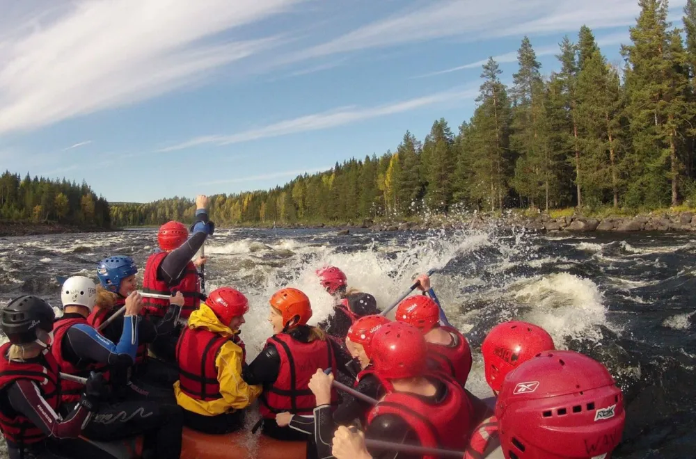 Rafting in Vindeälven