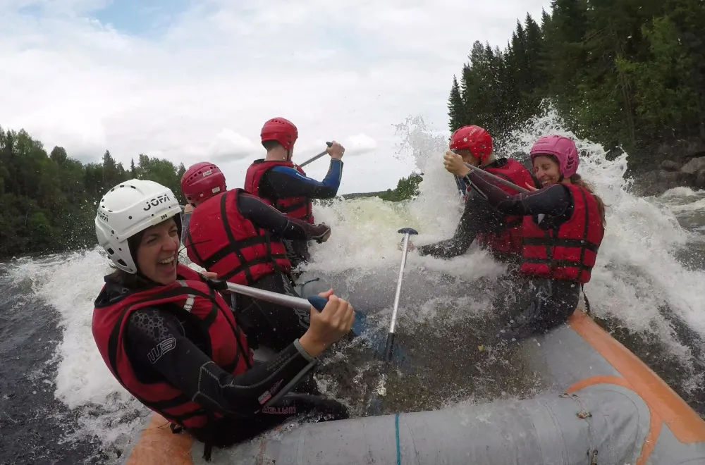 Rafting in Vindeälven