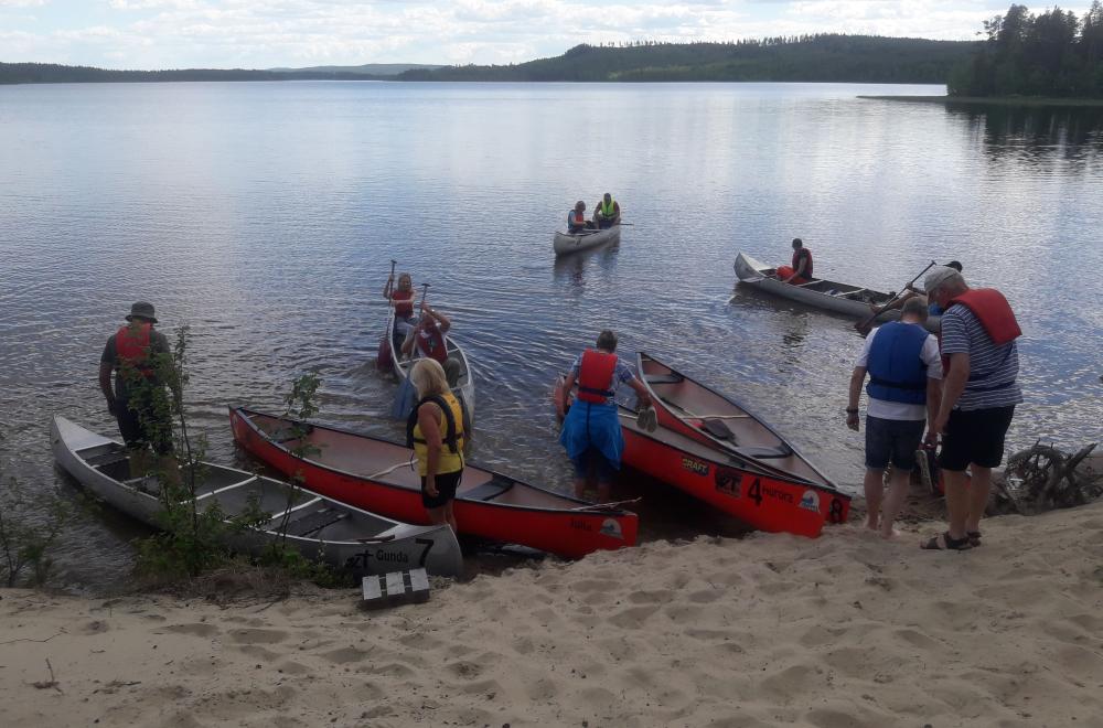 Rent a canoe in Åmsele