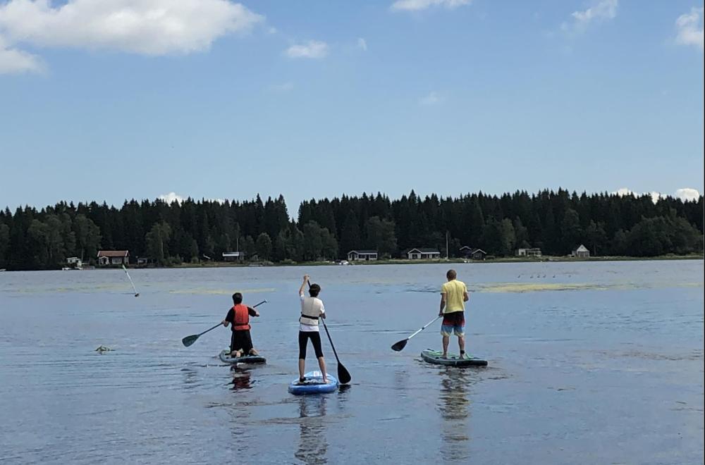 Stand up paddling in Umeå
