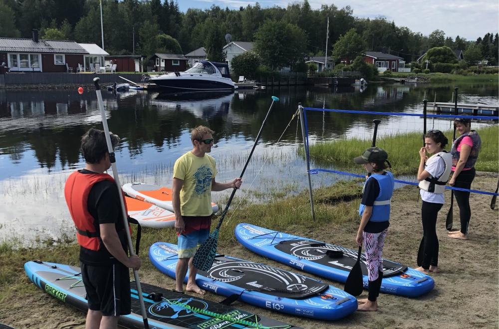 Stand up paddling i Umeå