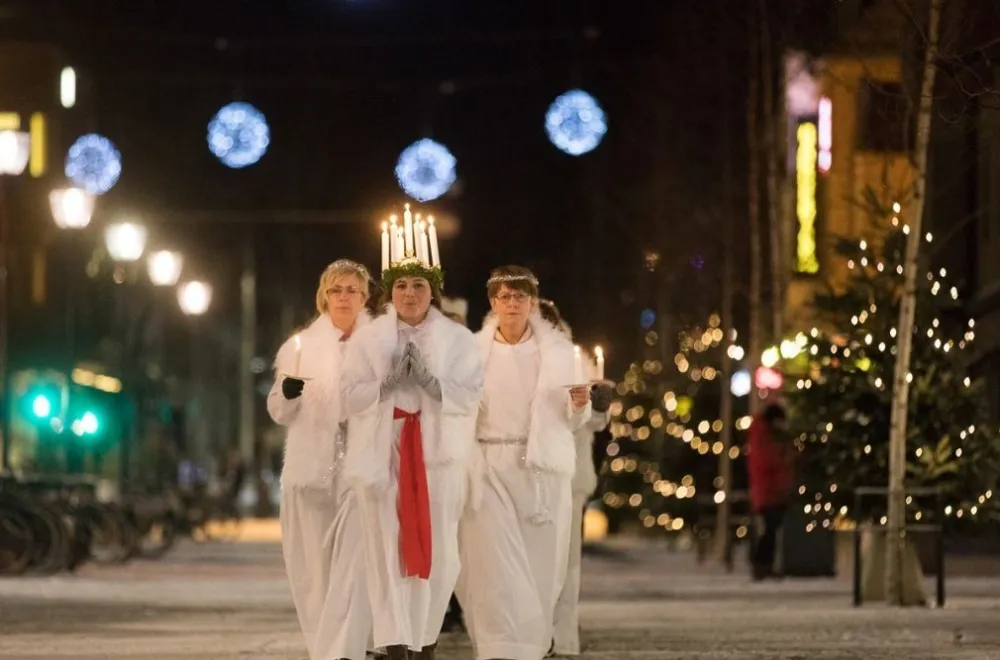 Lucia in Umeå City 