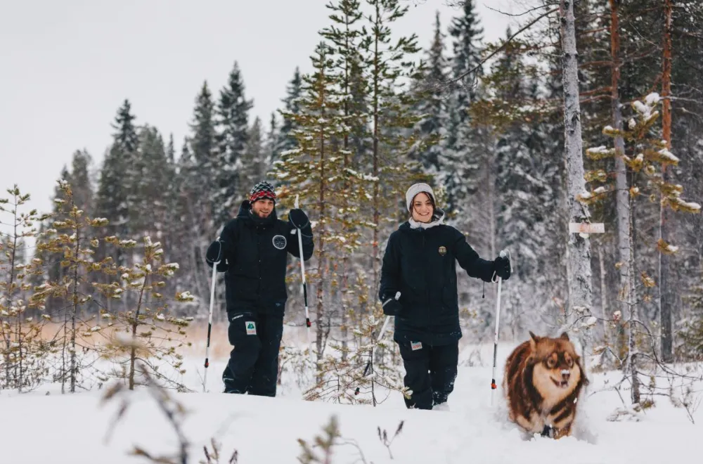 Snowshoeing