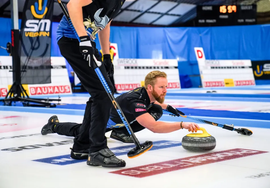 Curling spelare