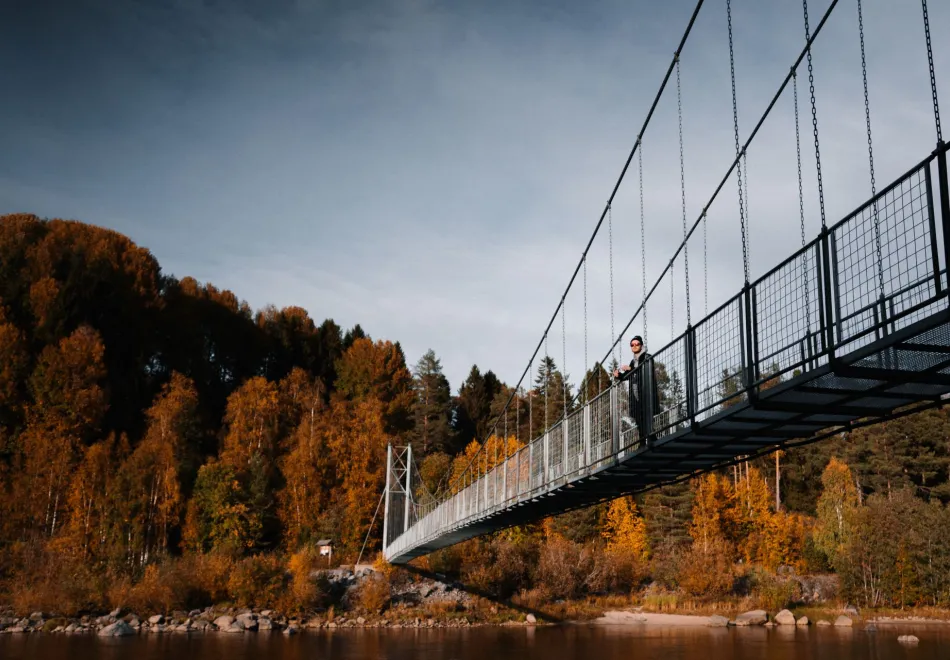 Hängbro vid Umeå Energicentrum