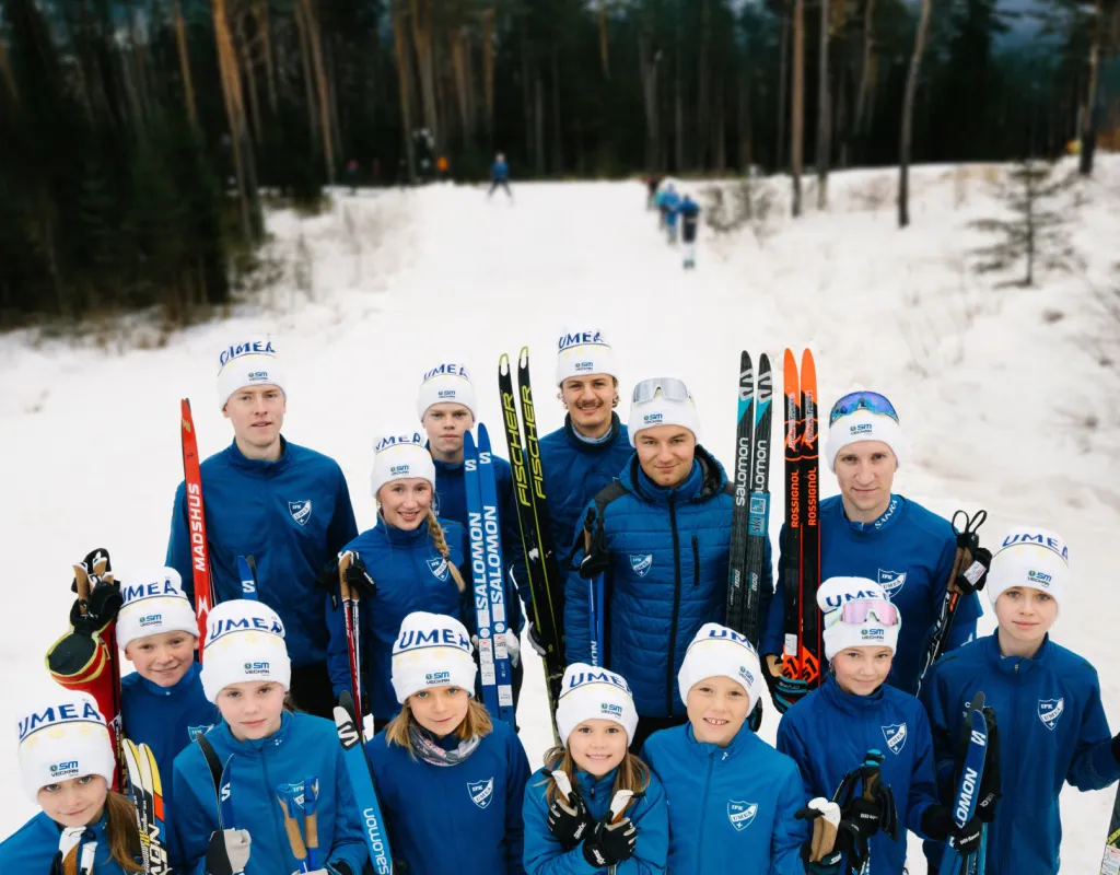 Skidgrupp. personer