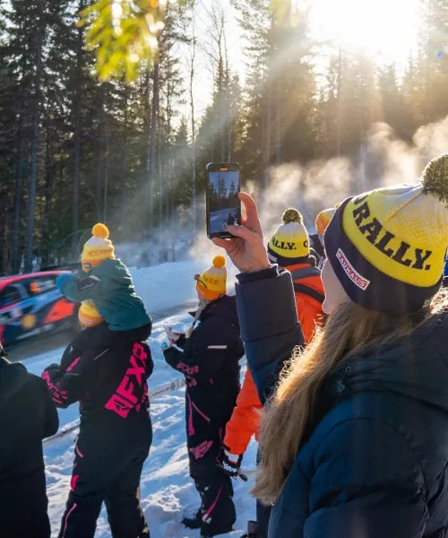 Rally Sweden sträcka