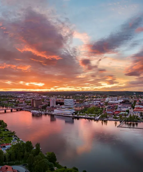 Umeå sol. sommar. Fredrik Larsson